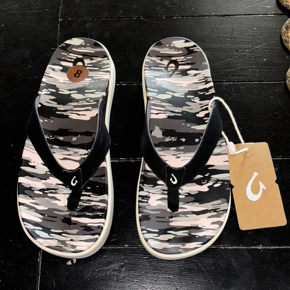 Olukai Camouflage Flip Flops